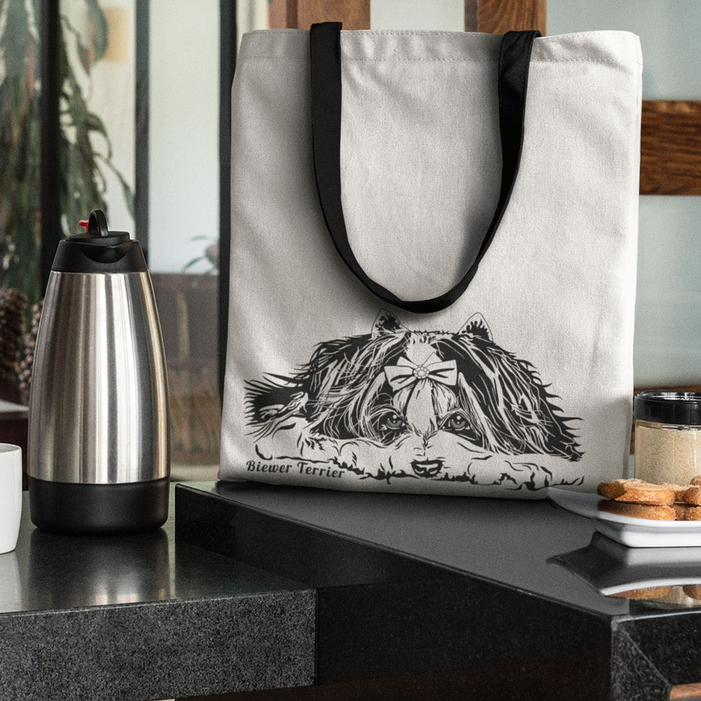 Biewer Terrier Tote Bag