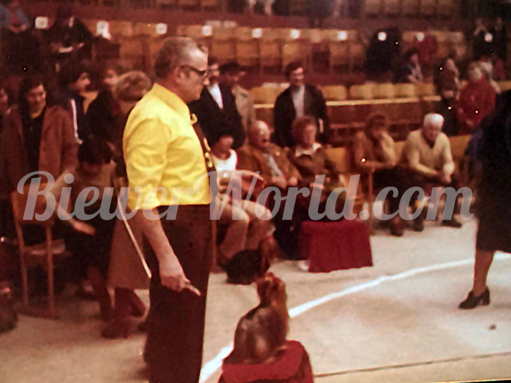 Werner Biewer at a dog show